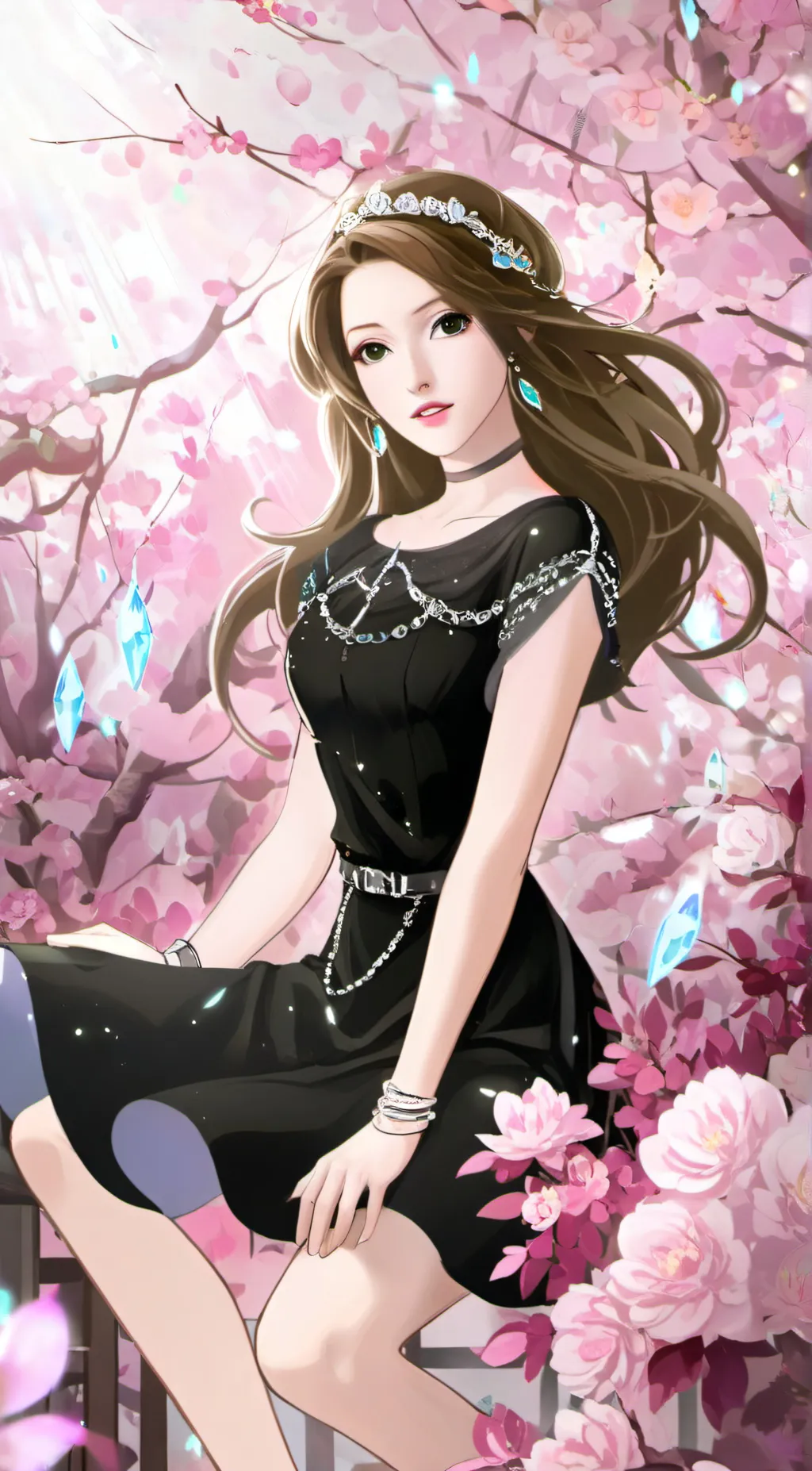 ai character: Lily  background
