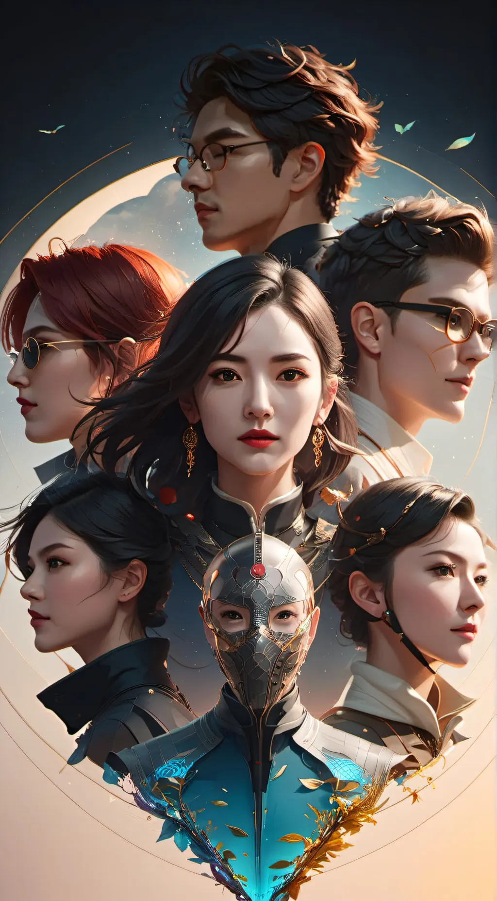 ai character: Life background