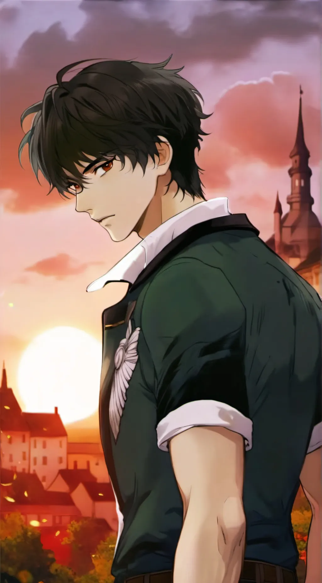 ai character: Demon slayer story background