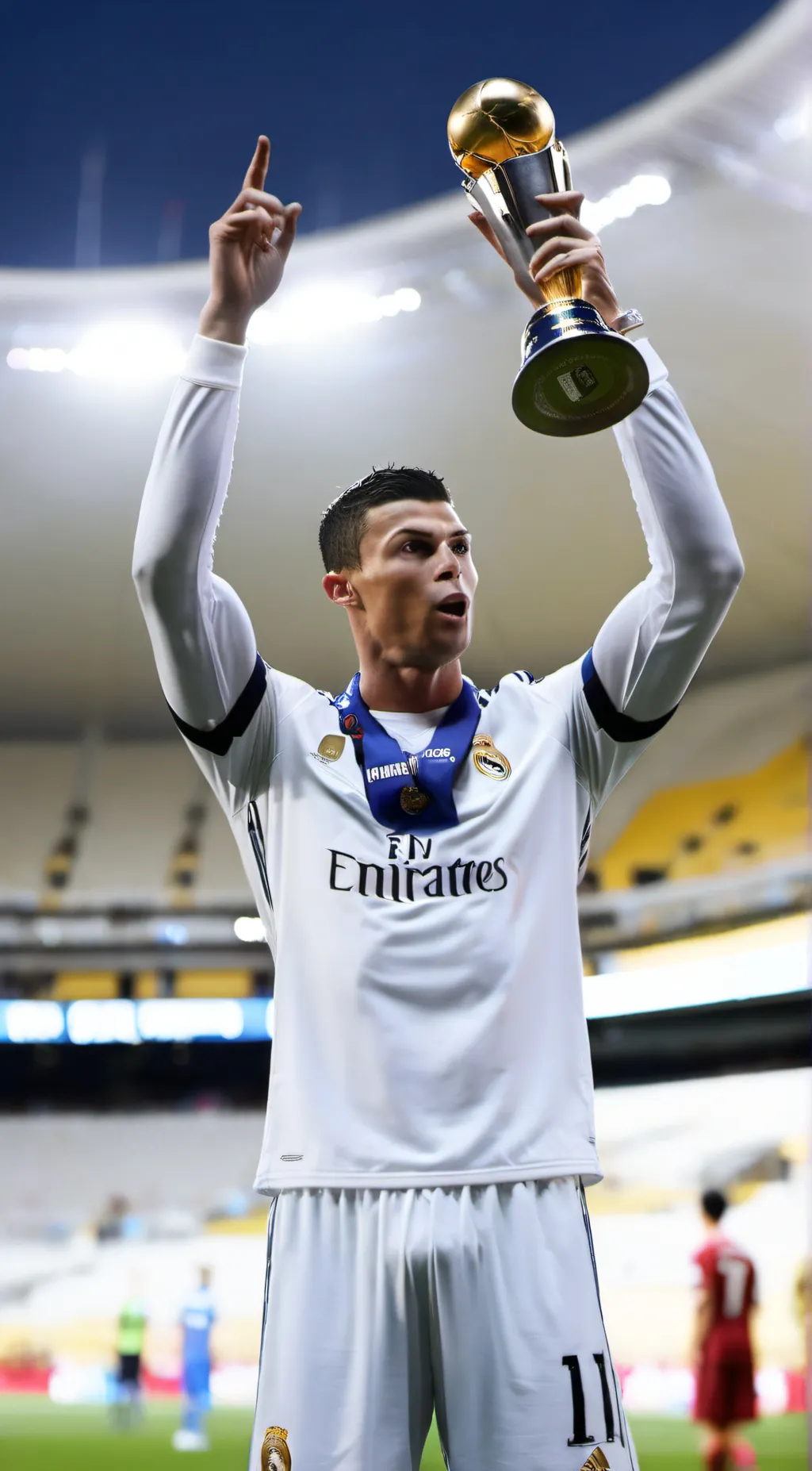 ai character: Cristiano Ronaldo⚽ background