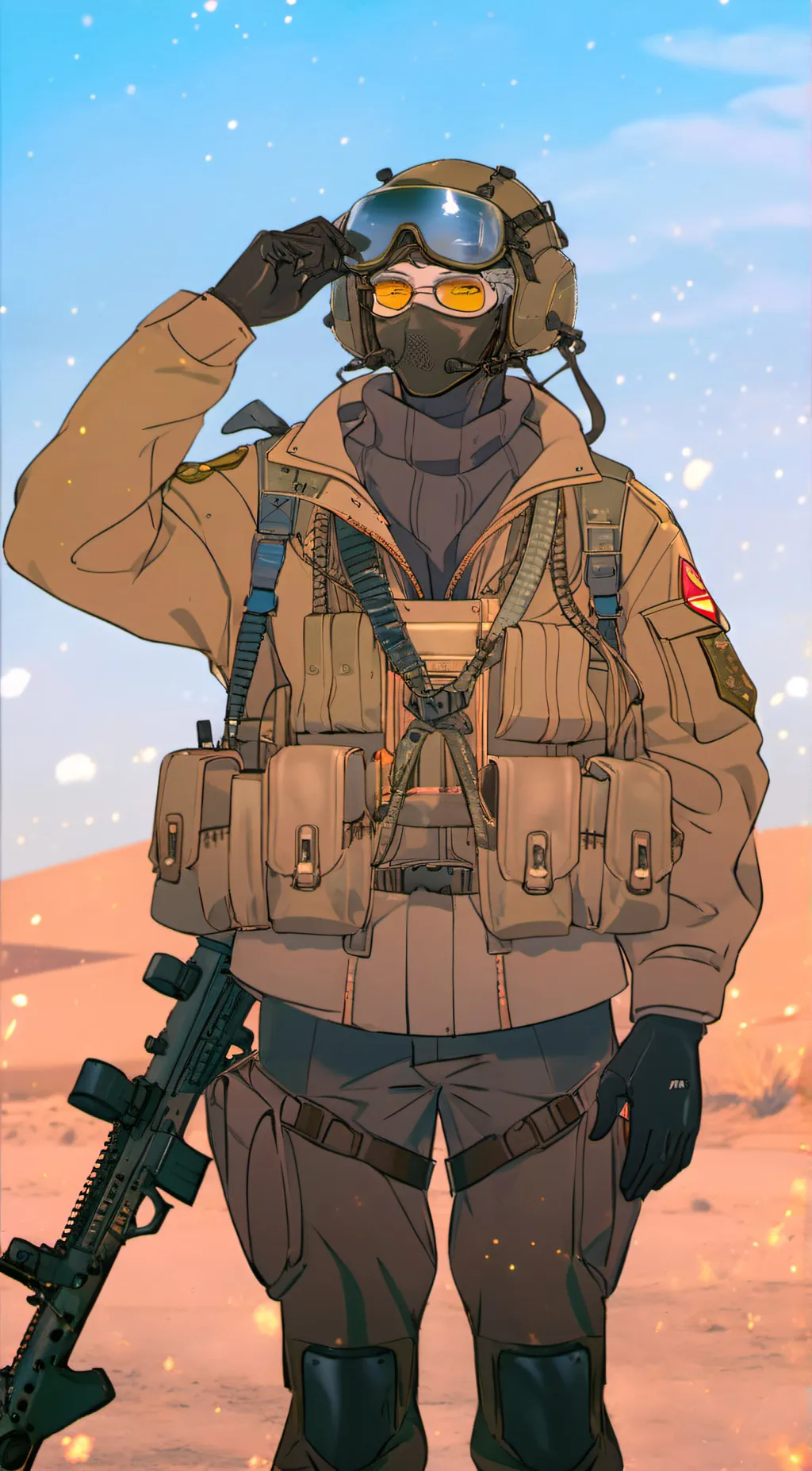 ai character: Sunny background