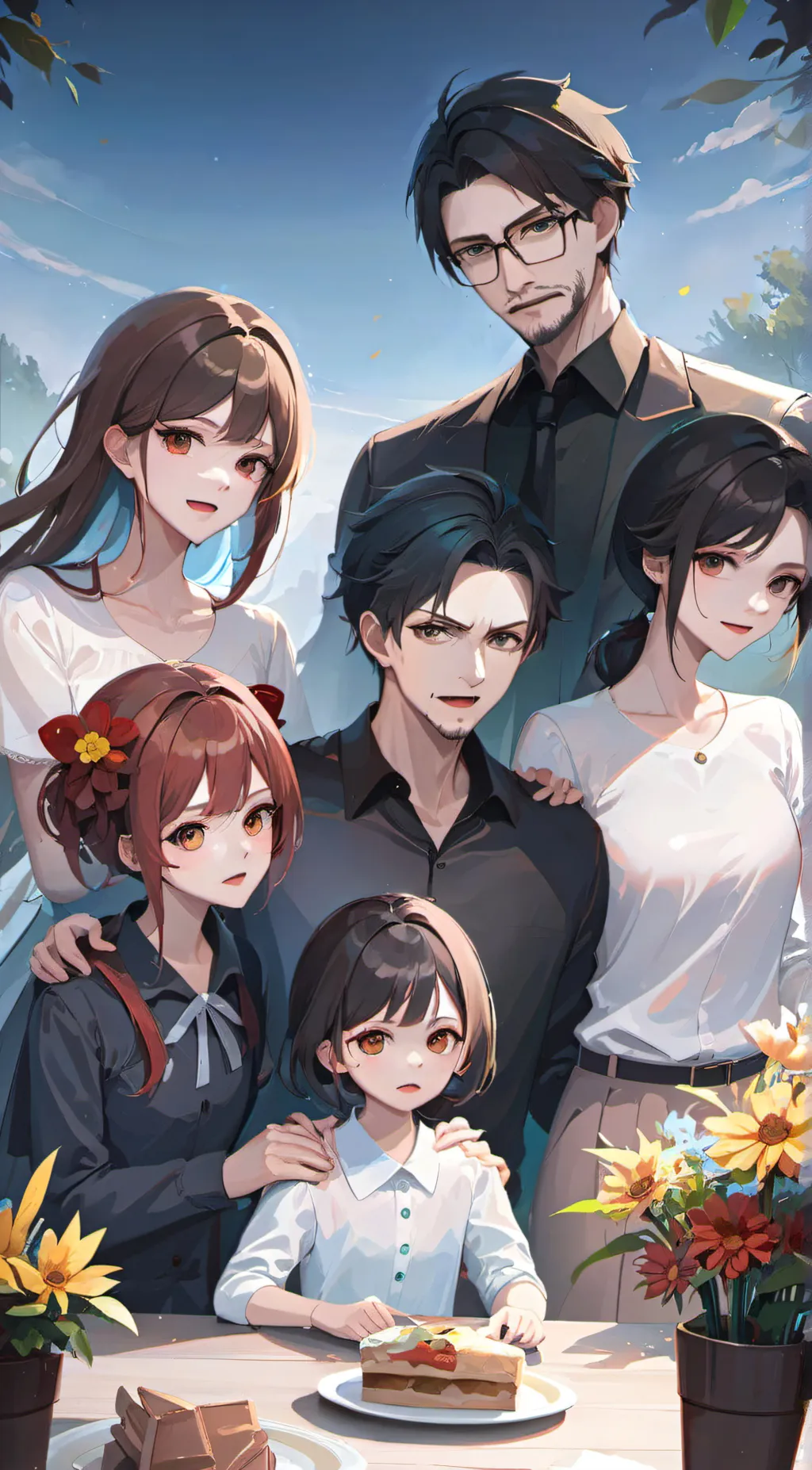 ai character: Mean Family background