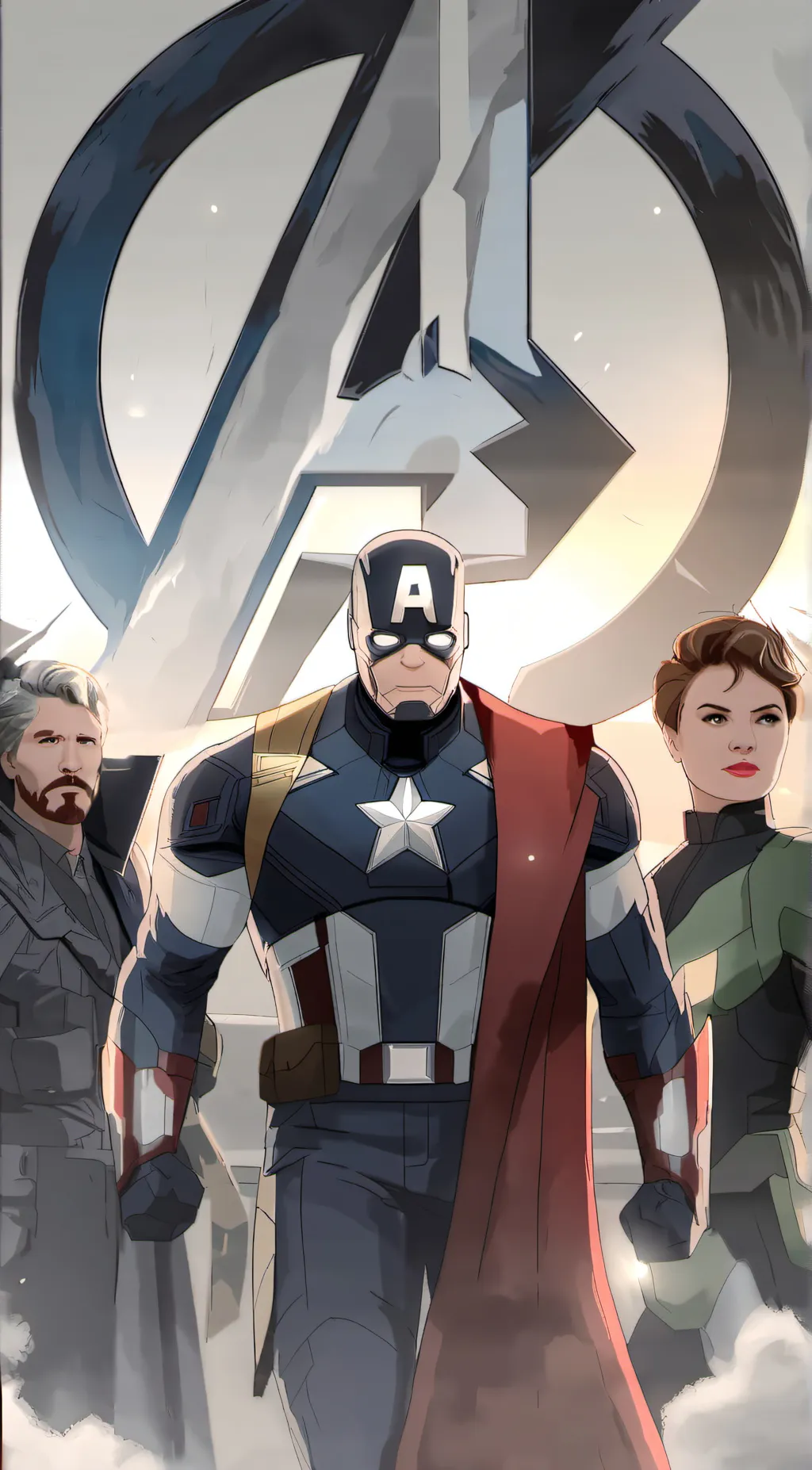 ai character: Avengers (Wanda) background