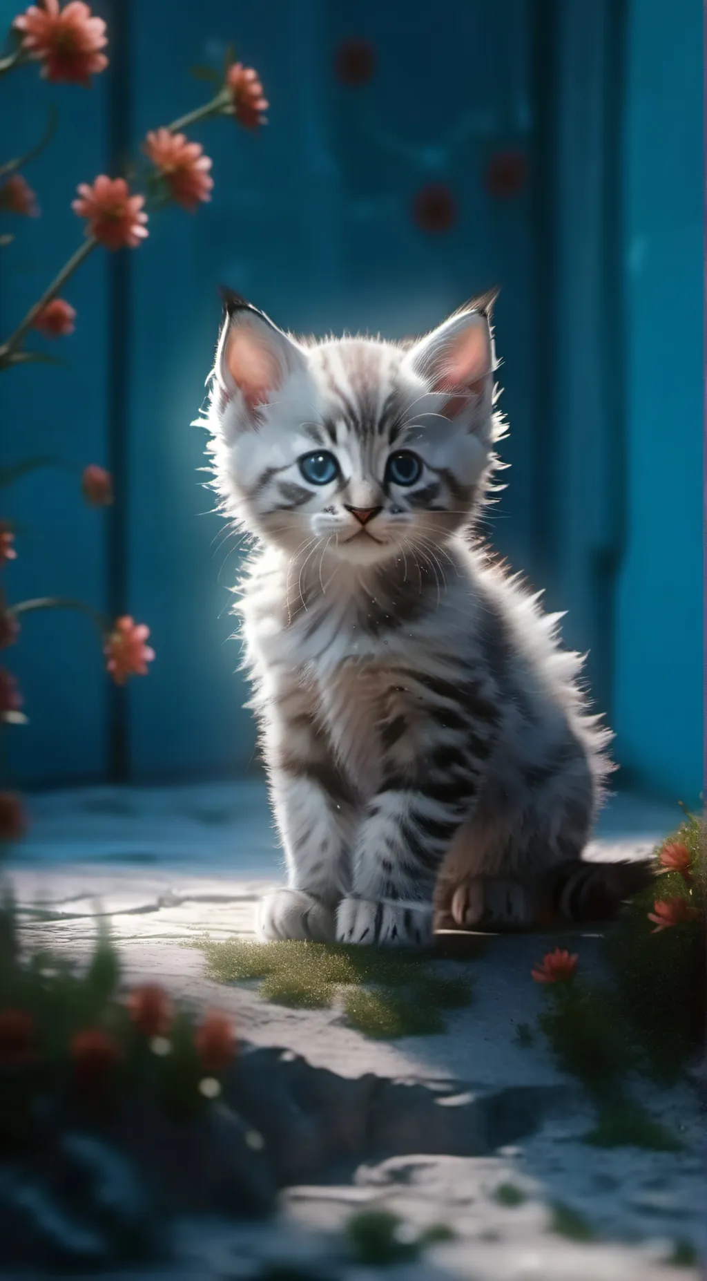 ai character: Snowflake  background