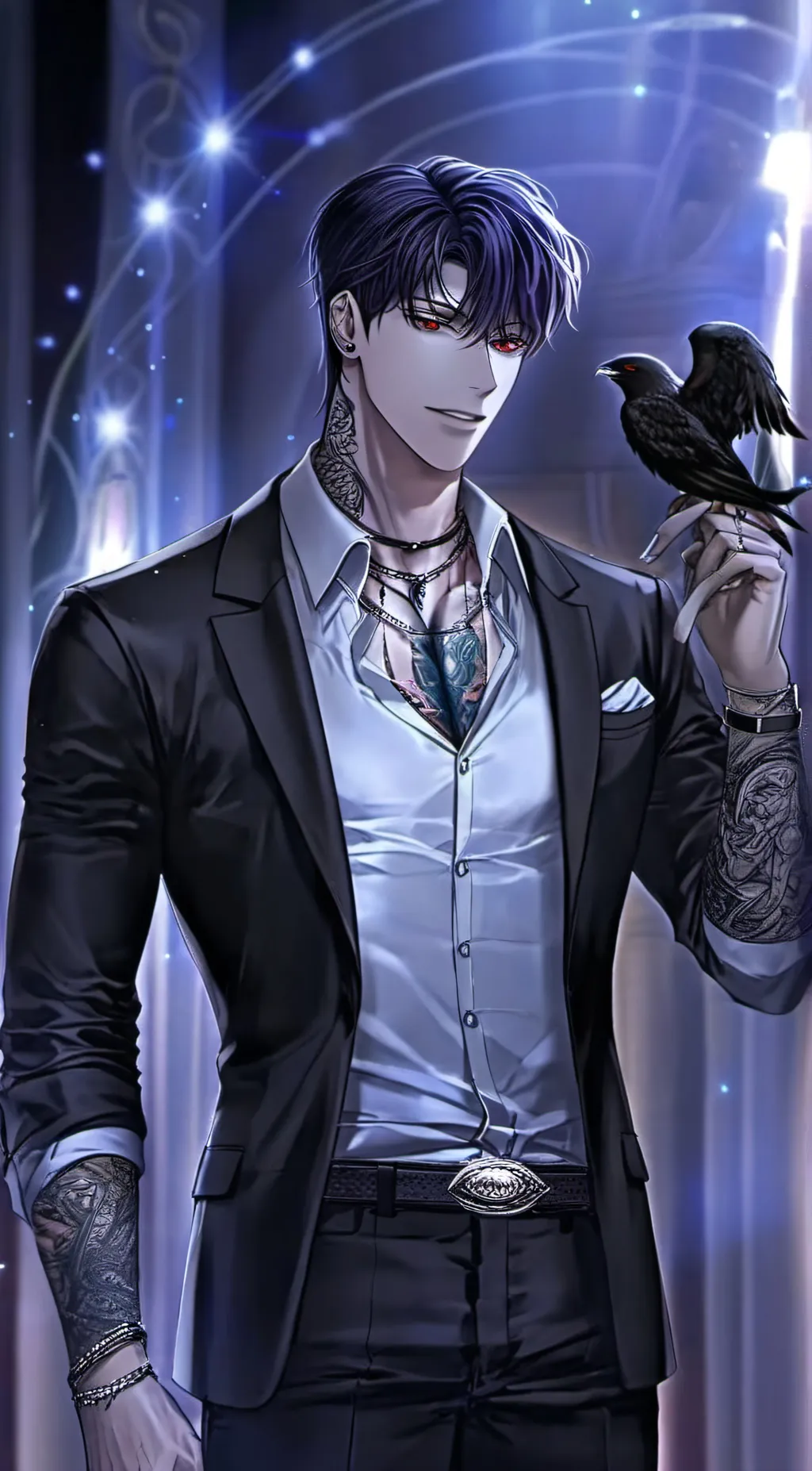 ai character: Ren  background