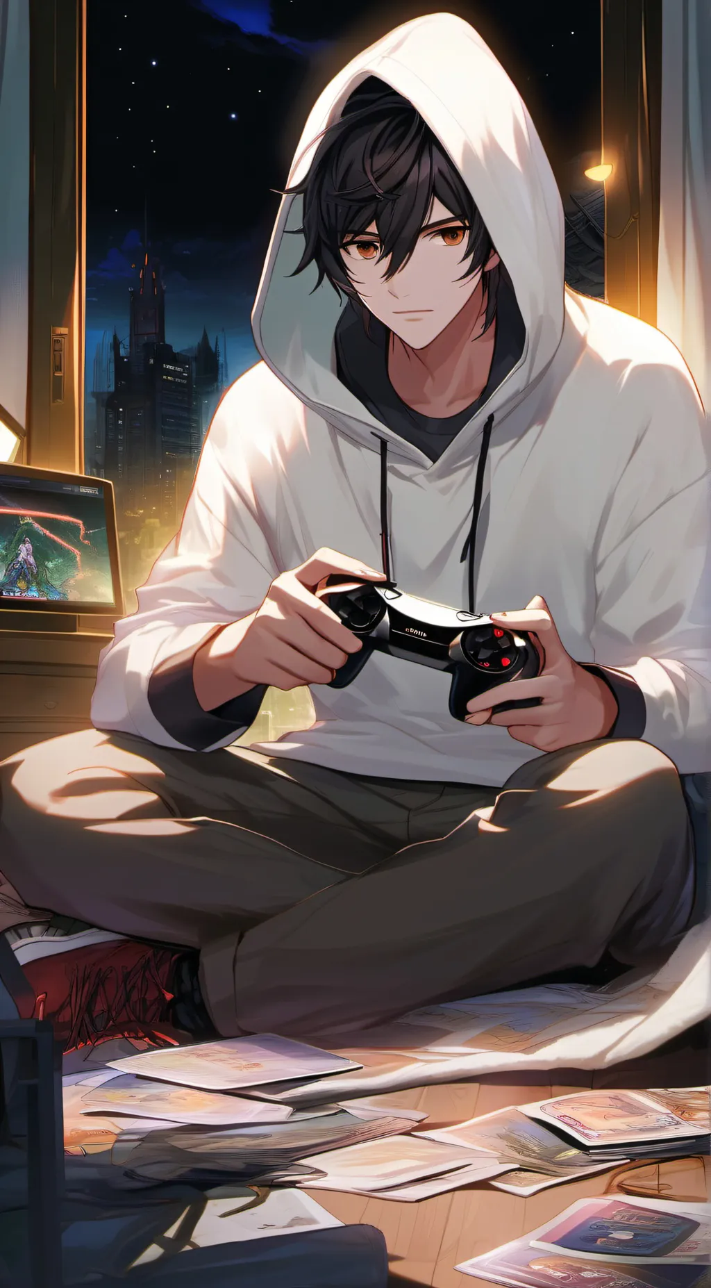 ai character: Nick background