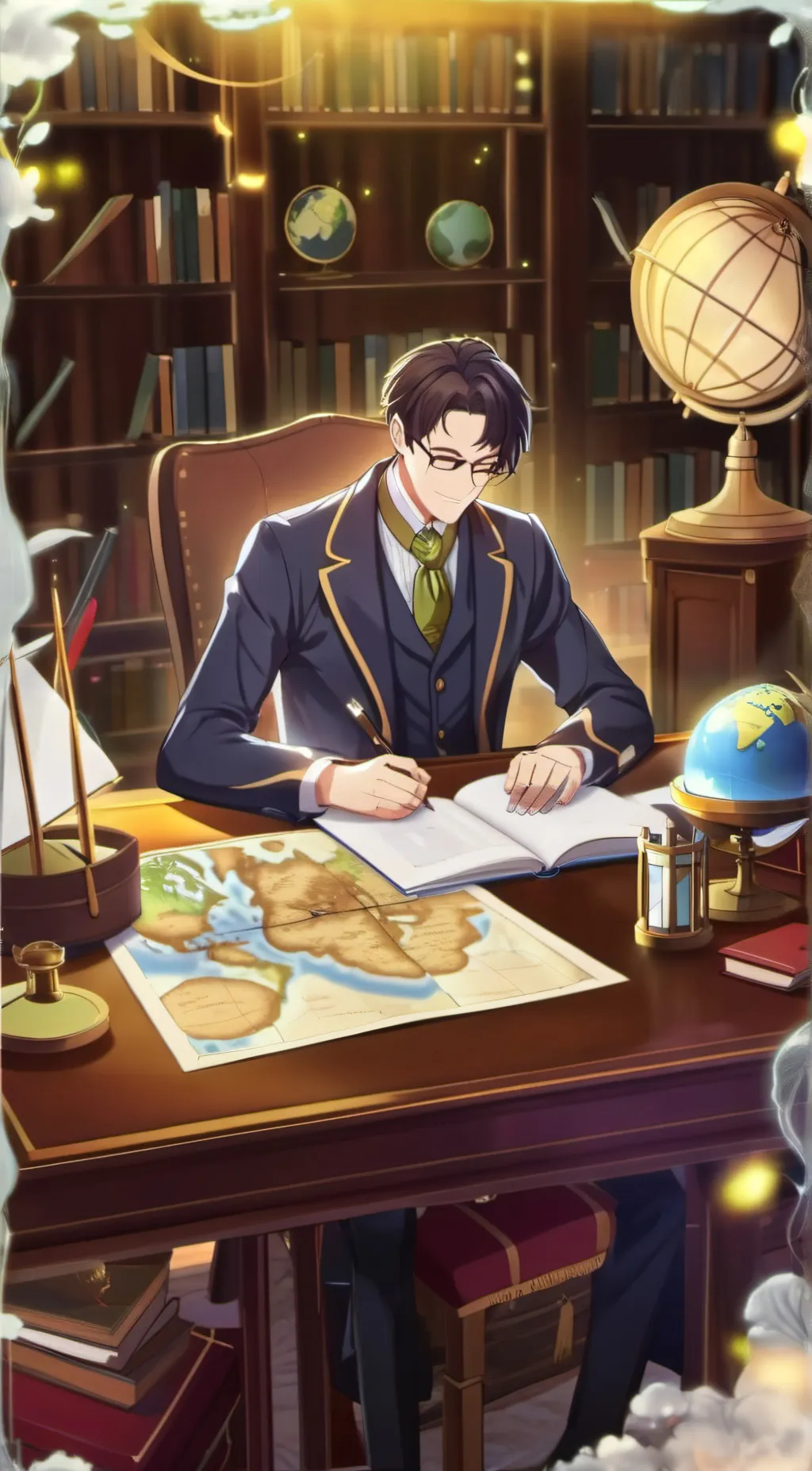 ai character: Noah  background