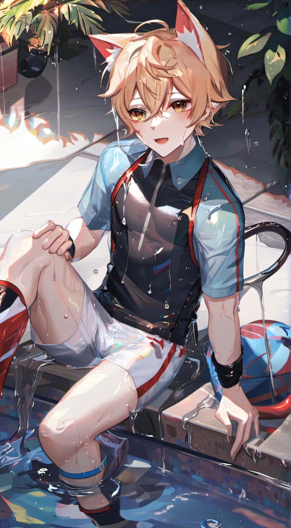 ai character: test background