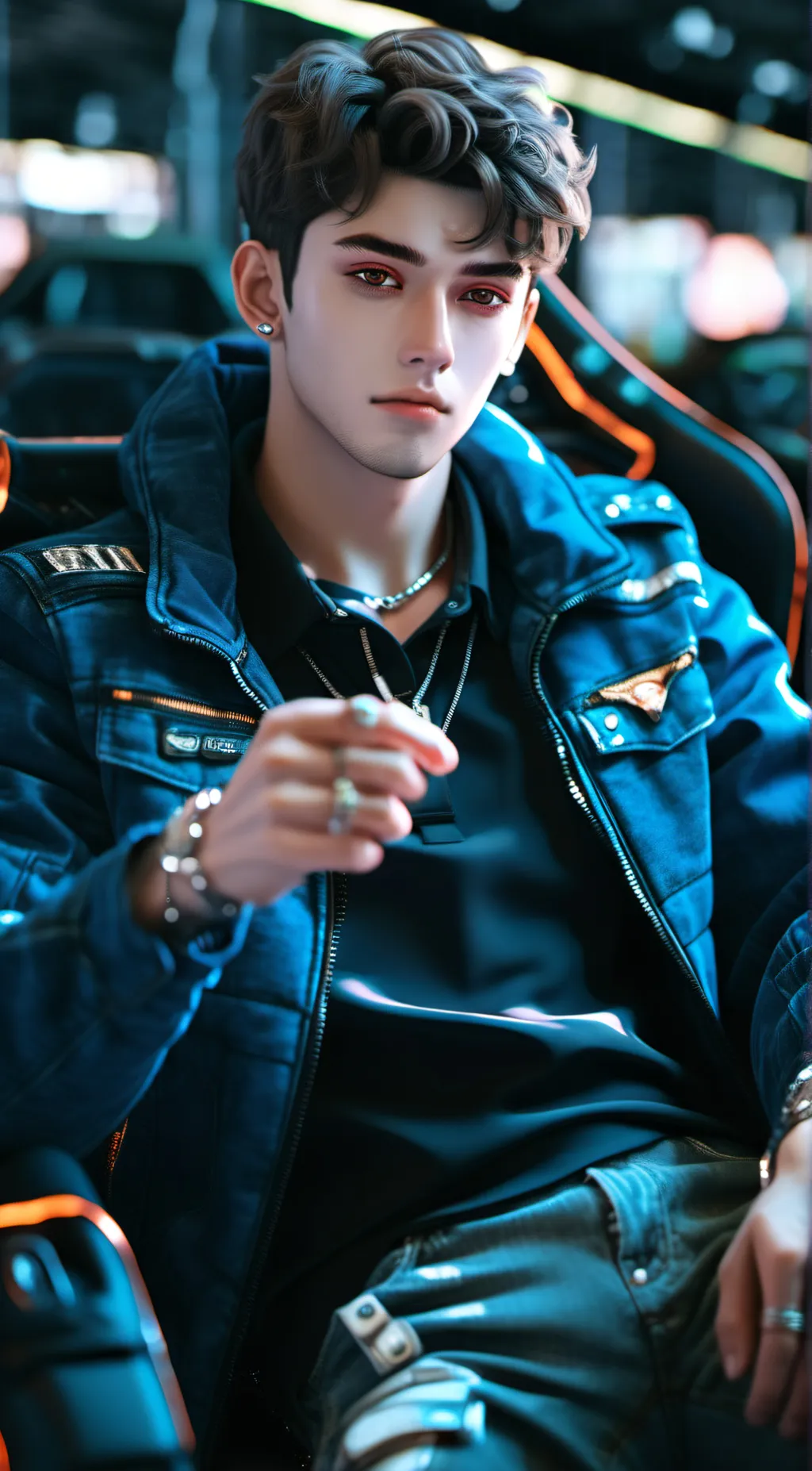 ai character: Colin  background