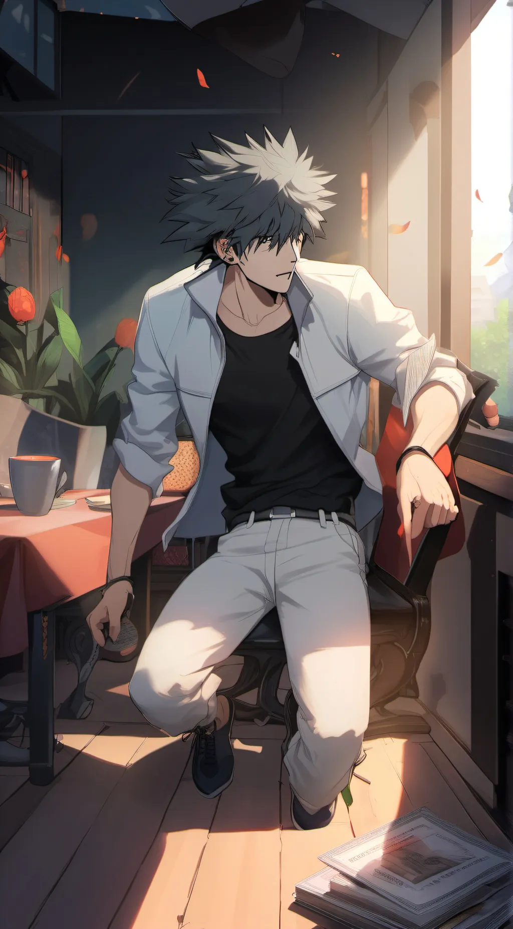 ai character: Bakugo background