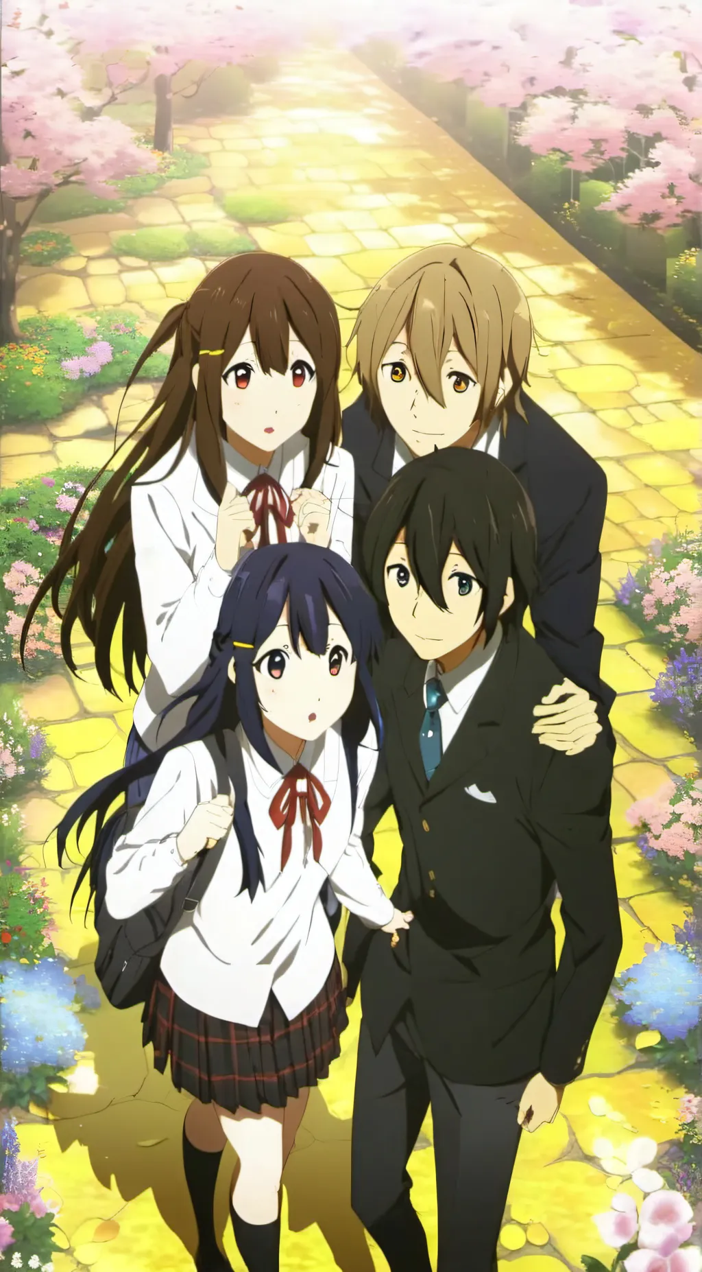 ai character: horimiya background