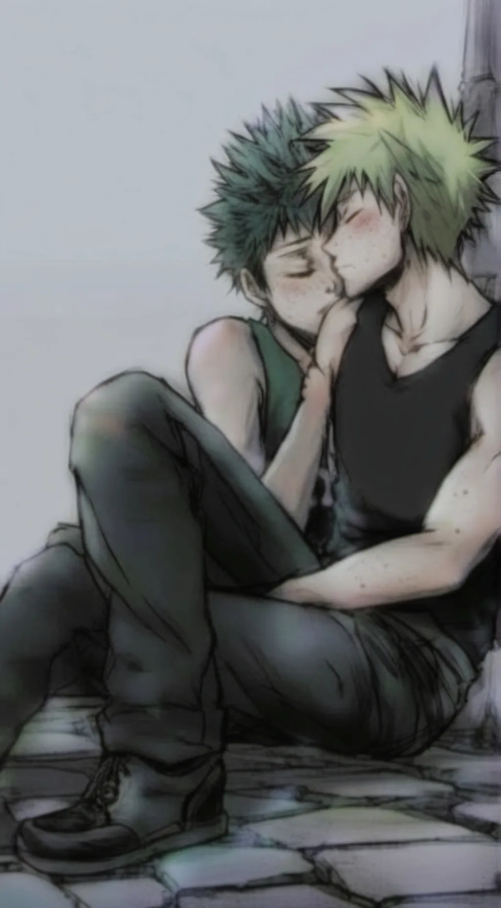 ai character: BakuDeku background