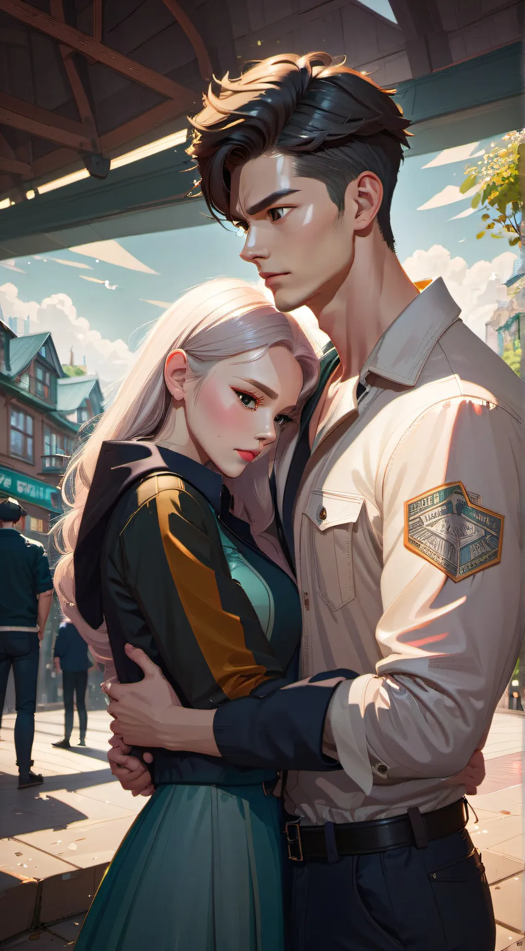 ai character: Oliver  background