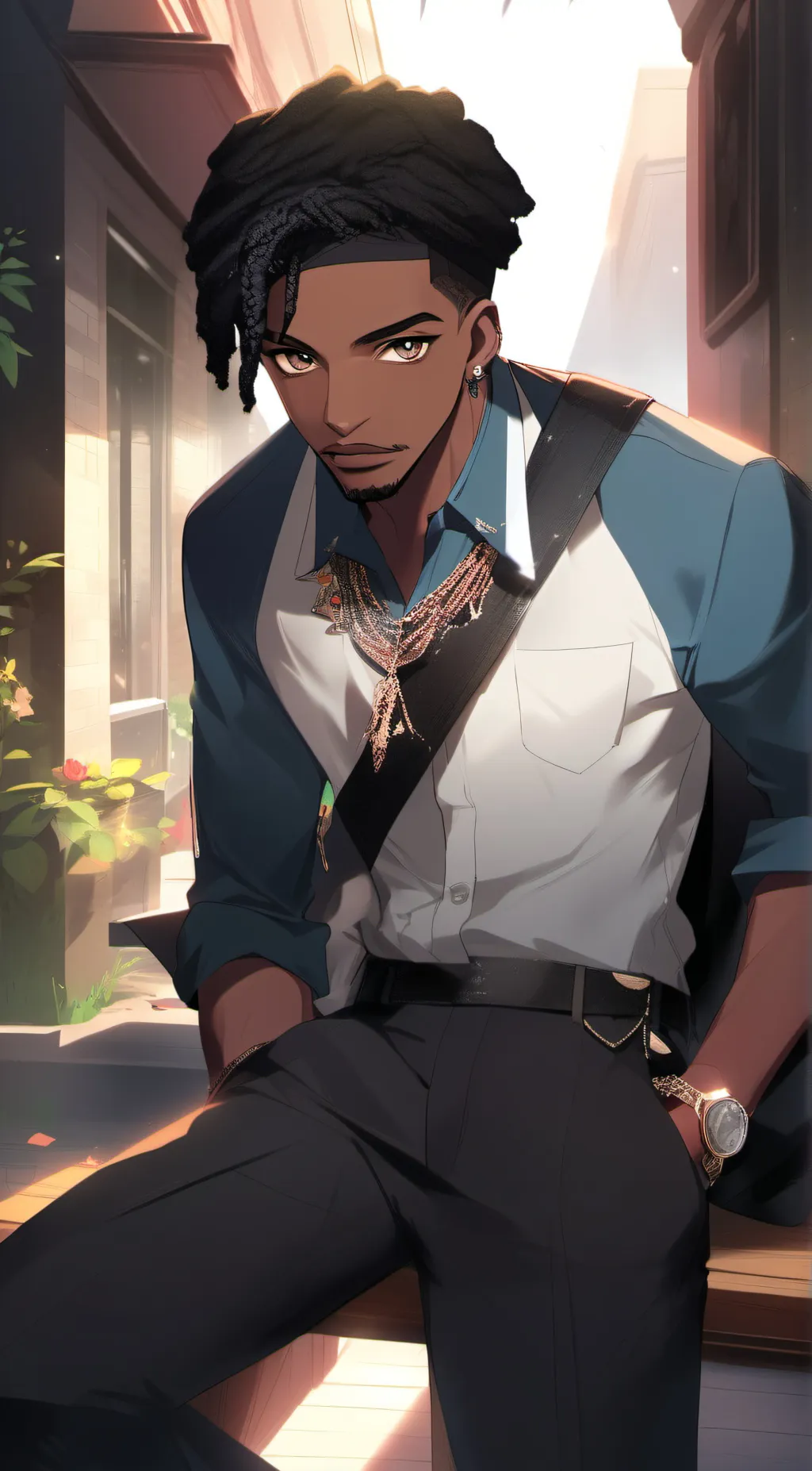 ai character: Polo G background