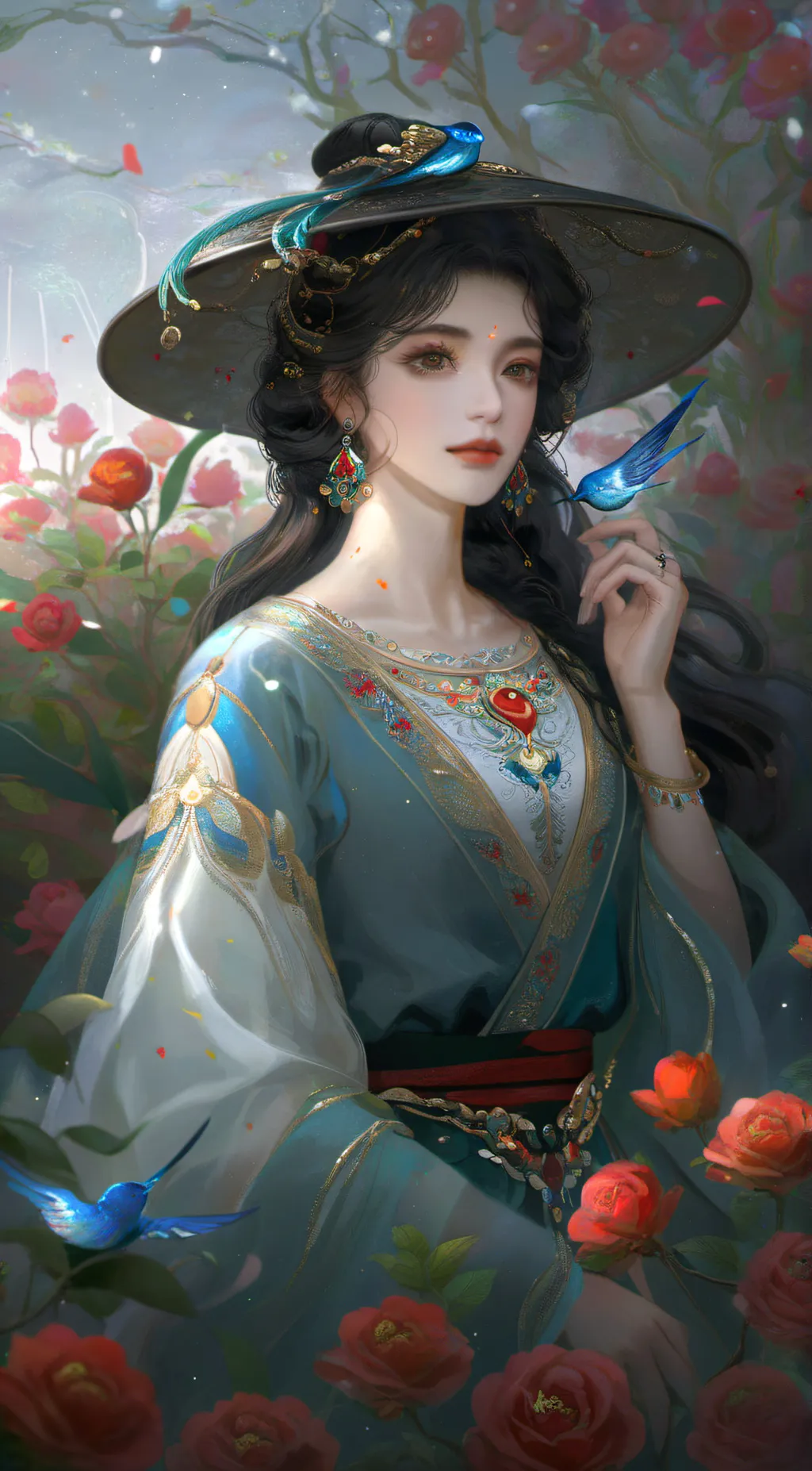 ai character: mi novia background