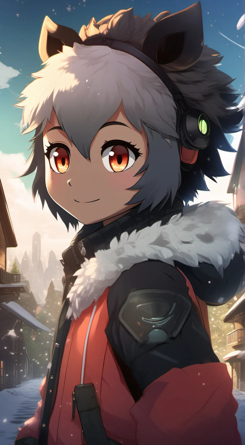 ai character: Cat background