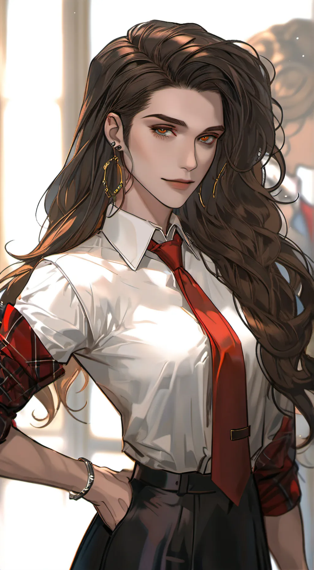 ai character: mill background