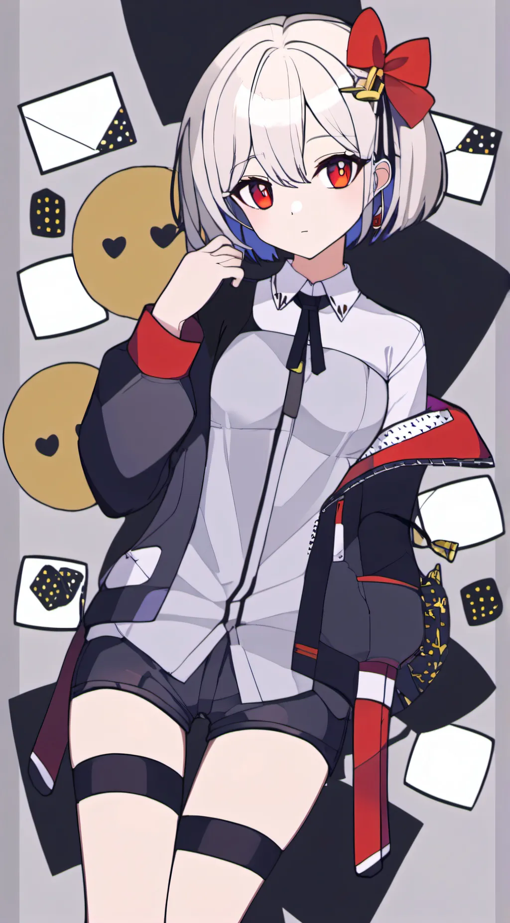 ai character: 💮MHA POOL PARTY💮 background