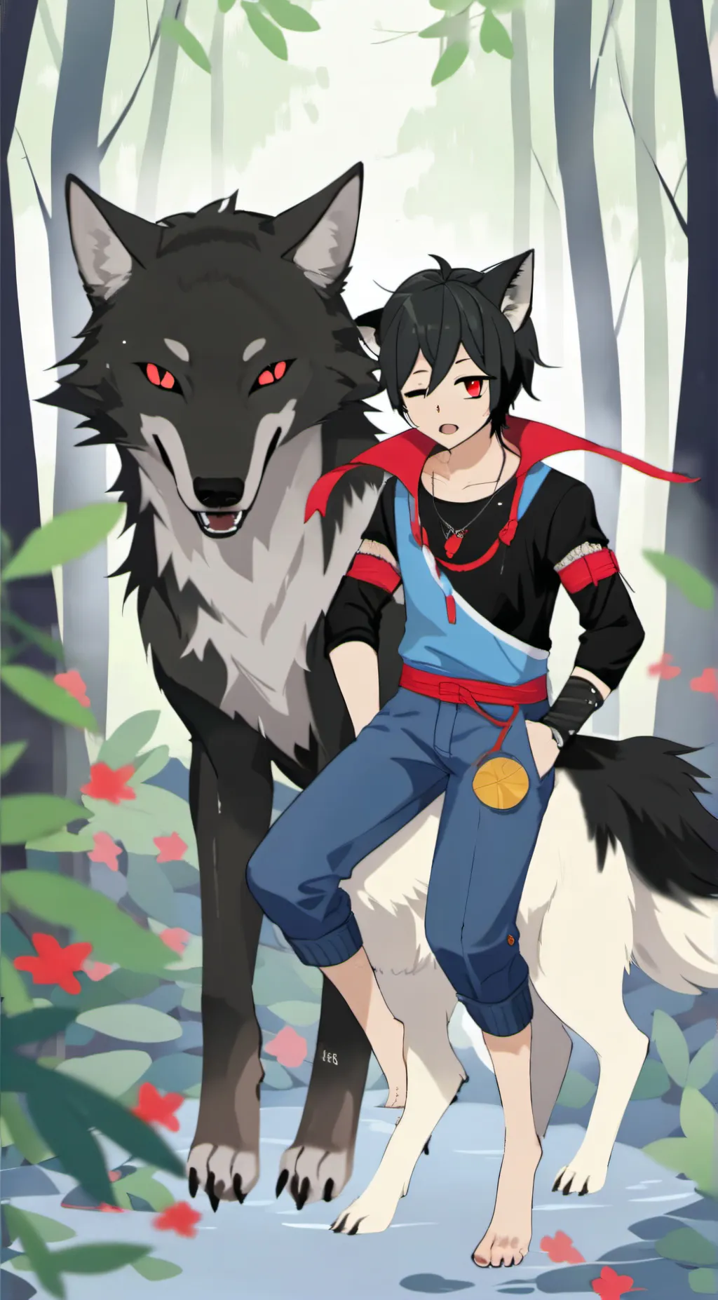 ai character: Aaron  background