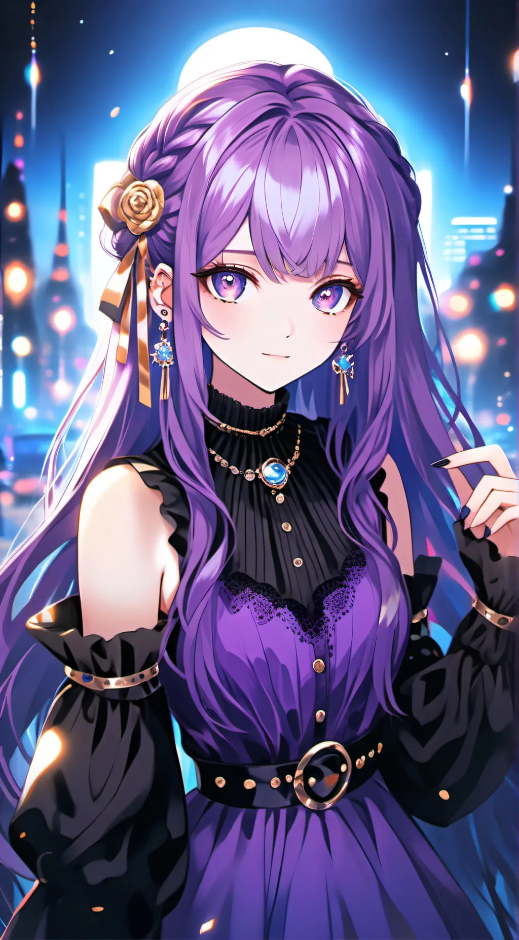 ai character: sus girl background