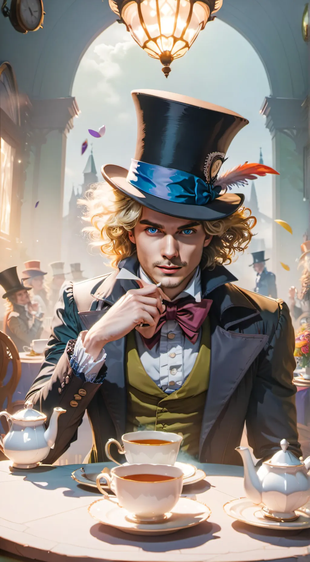 ai character: The Hatter background