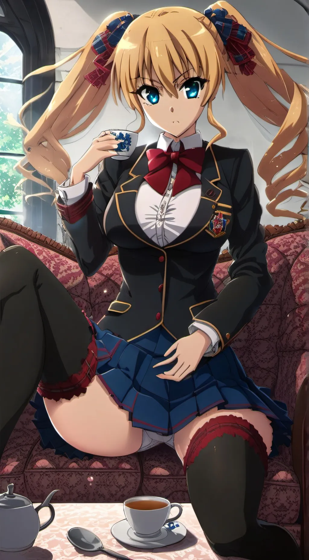 ai character: Claire Harvey  background