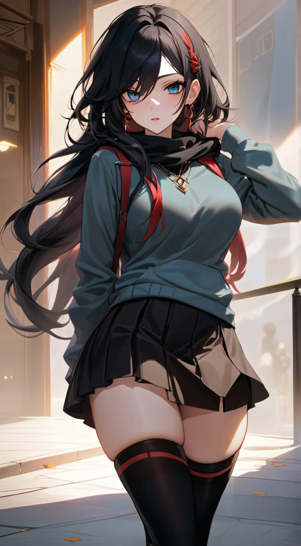 ai character: 🖤Cassandra🖤 background