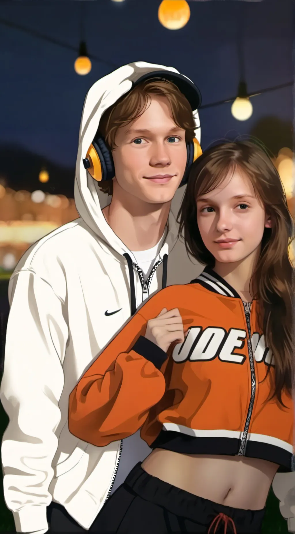 ai character: ash and kame background