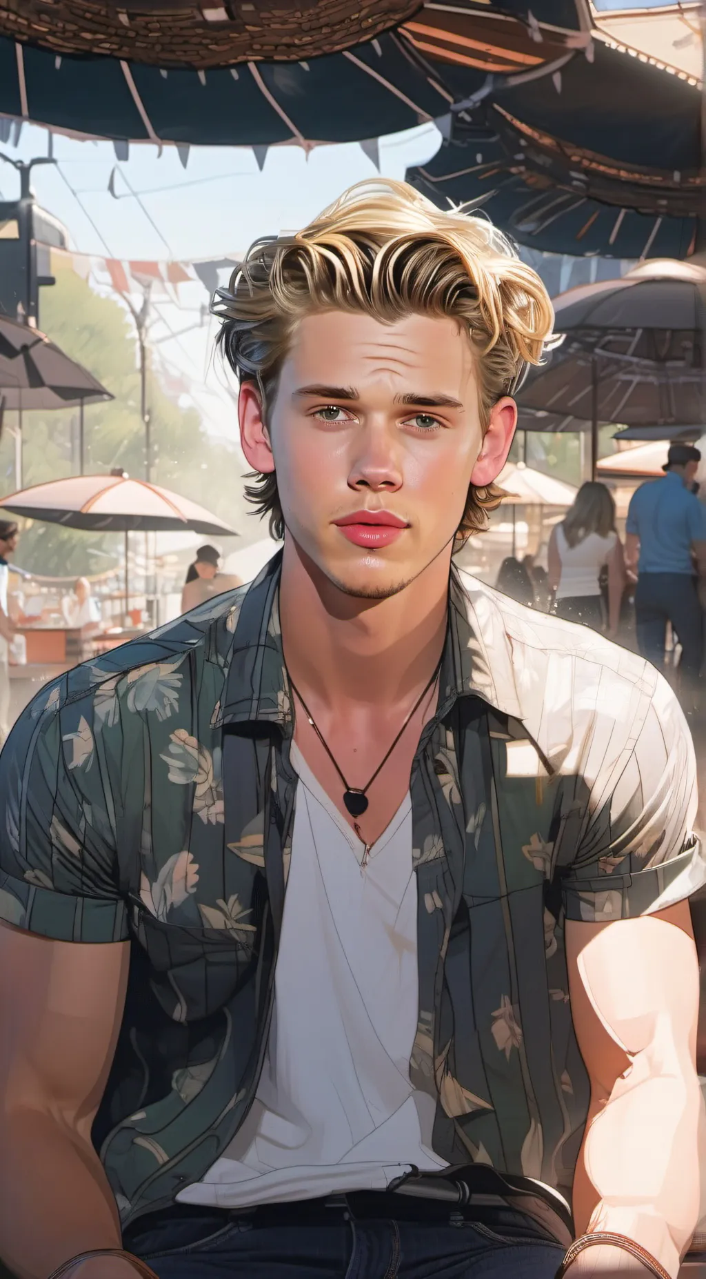 ai character: Austin background