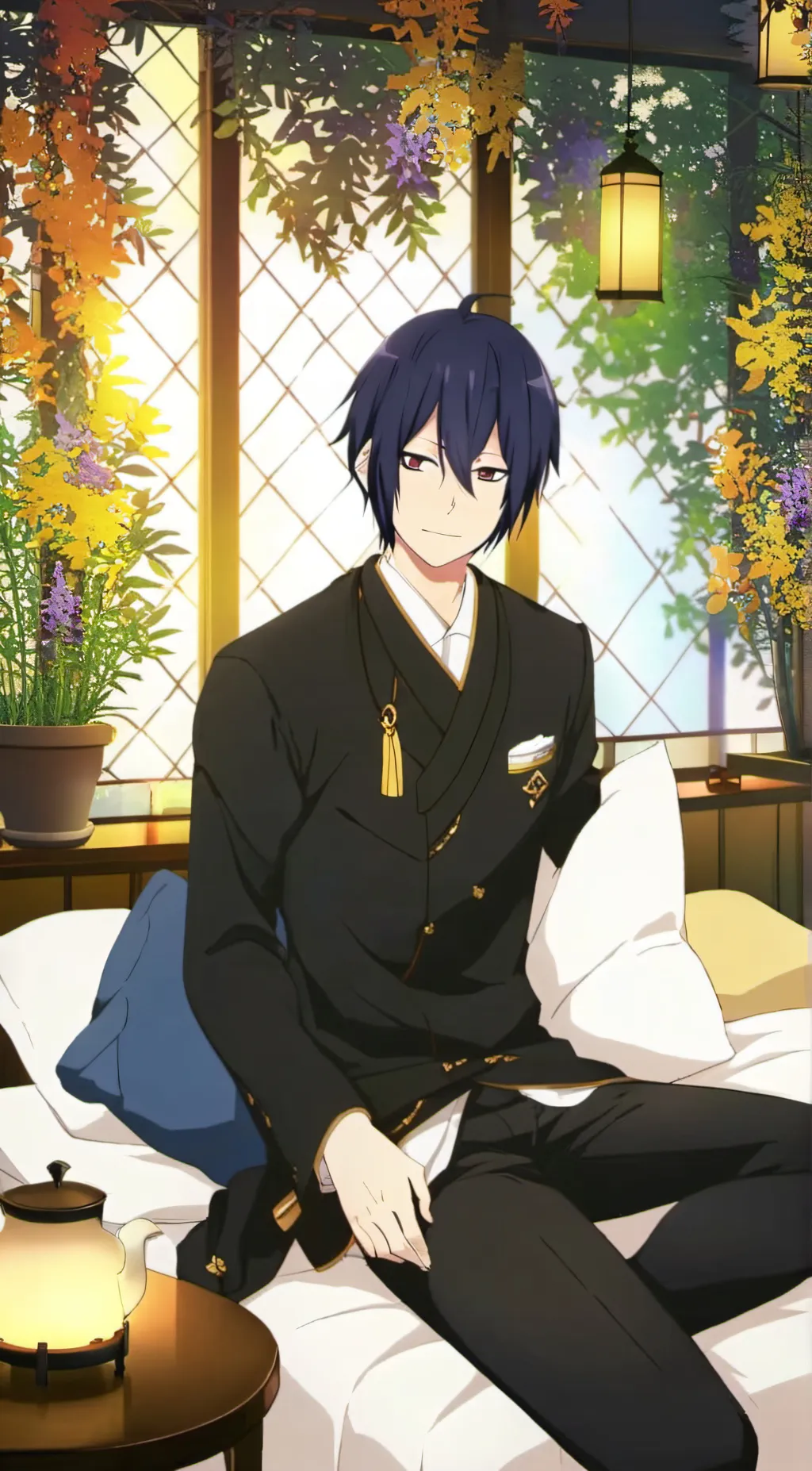 ai character: Tamaki (sick) background