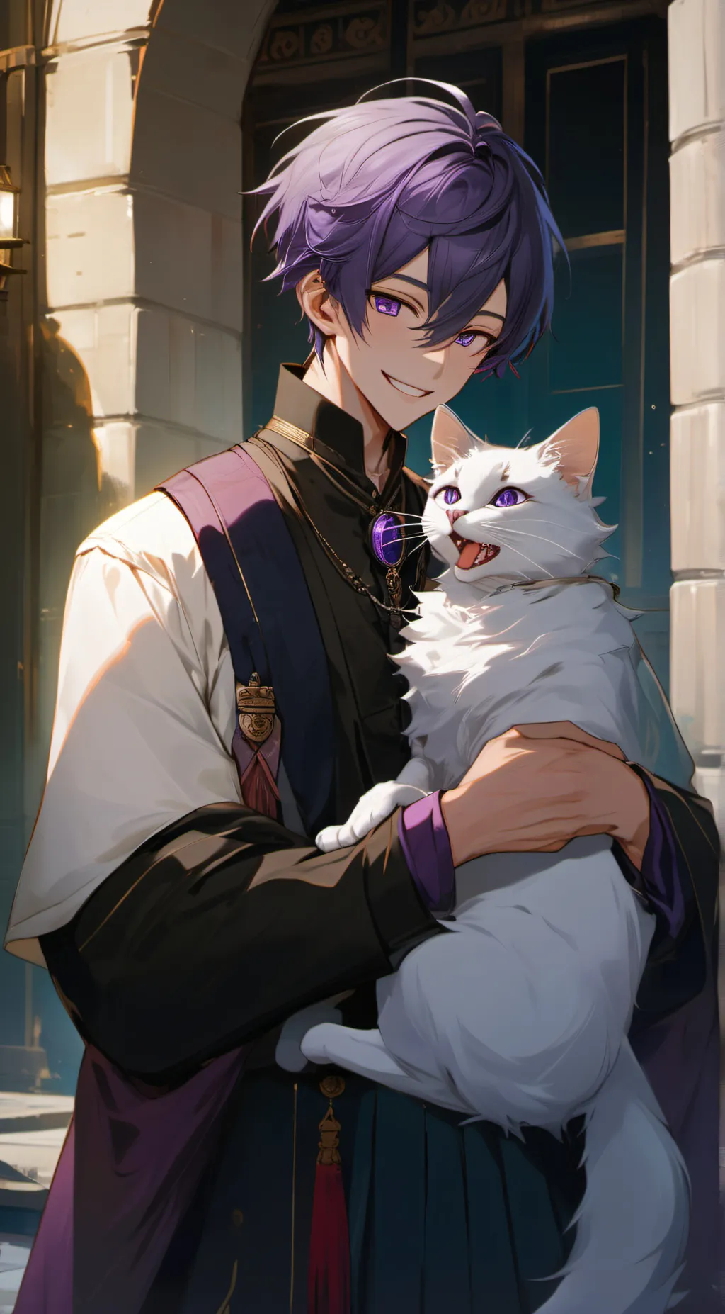 ai character: CATNAP-😫 background