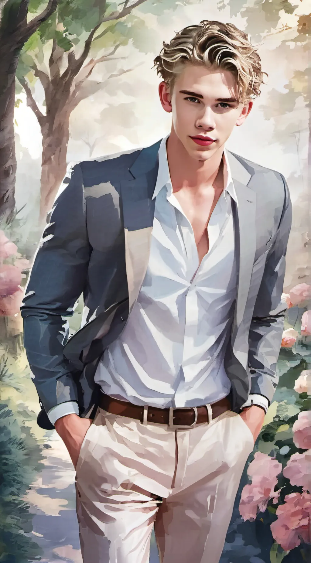 ai character: Austin  background