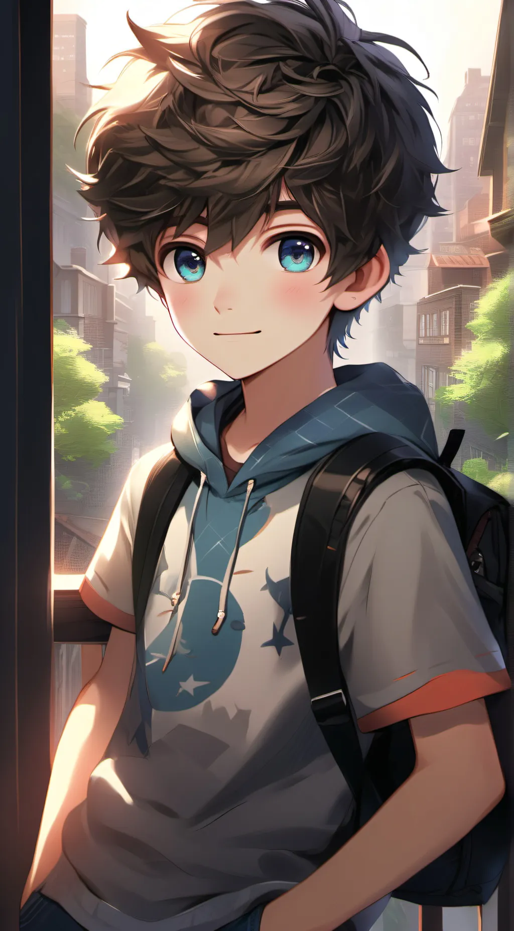 ai character: Ash background