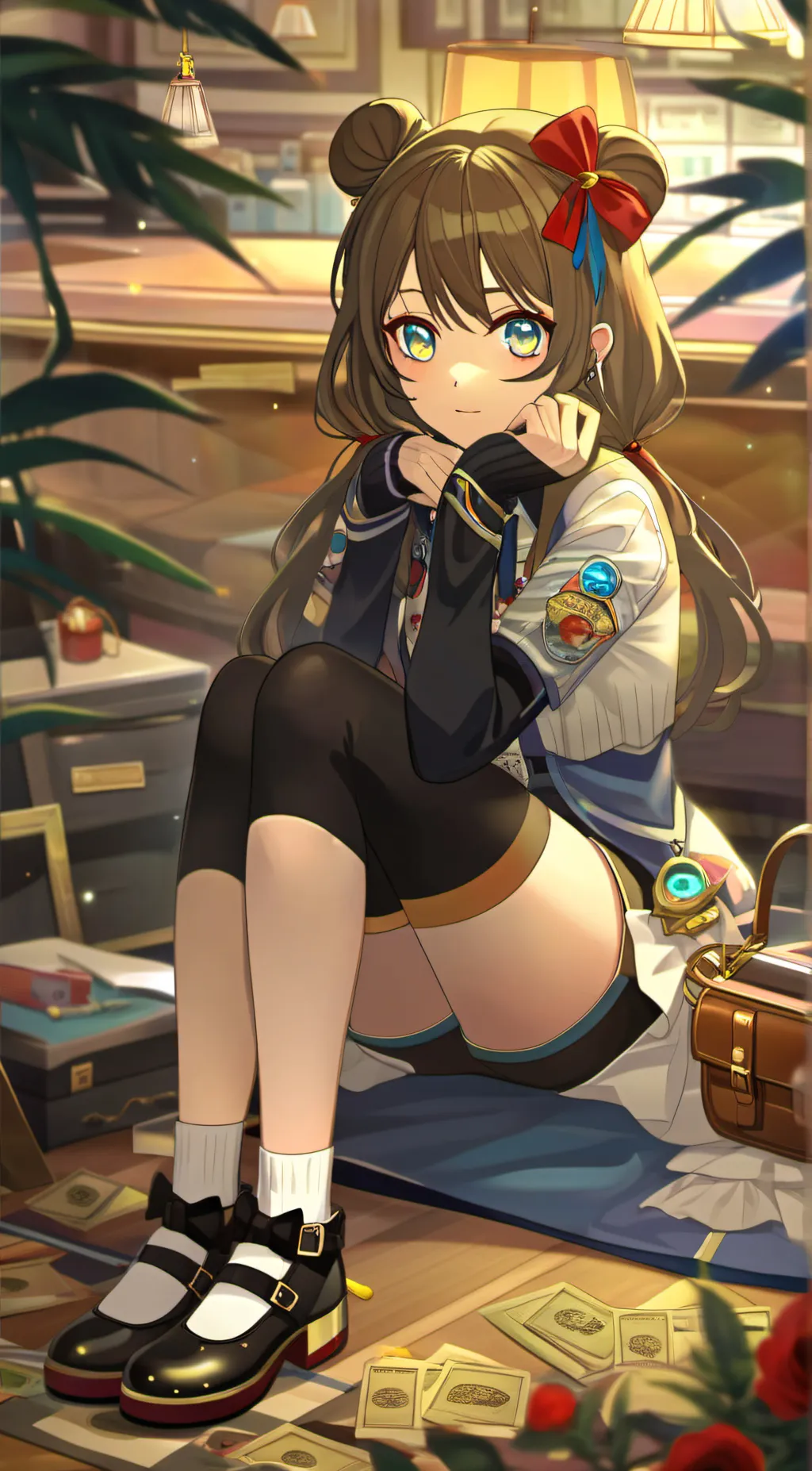 ai character: Bell background