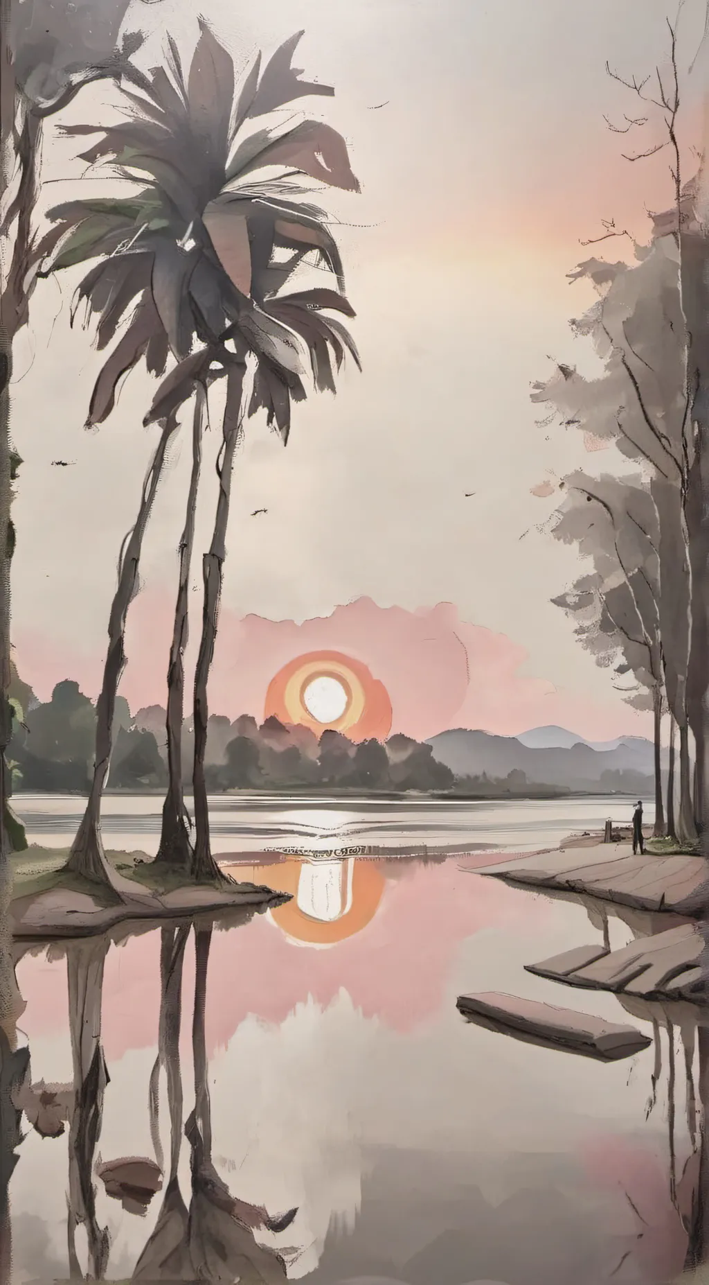 ai character: smilling critters background