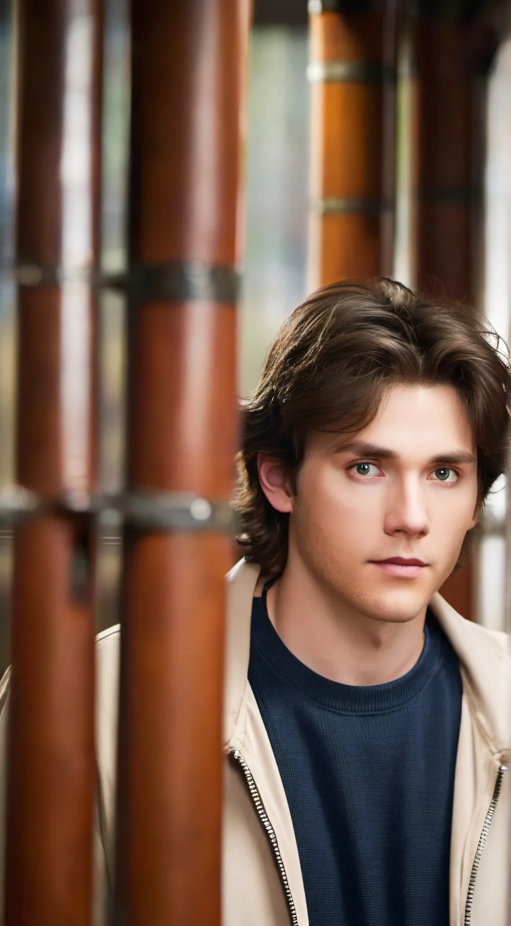 ai character: Michael Vey  background