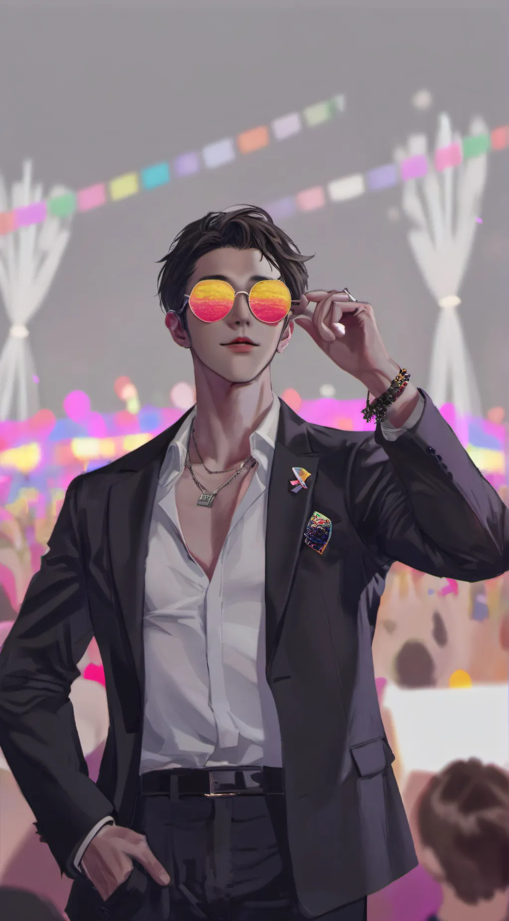 ai character: leon background