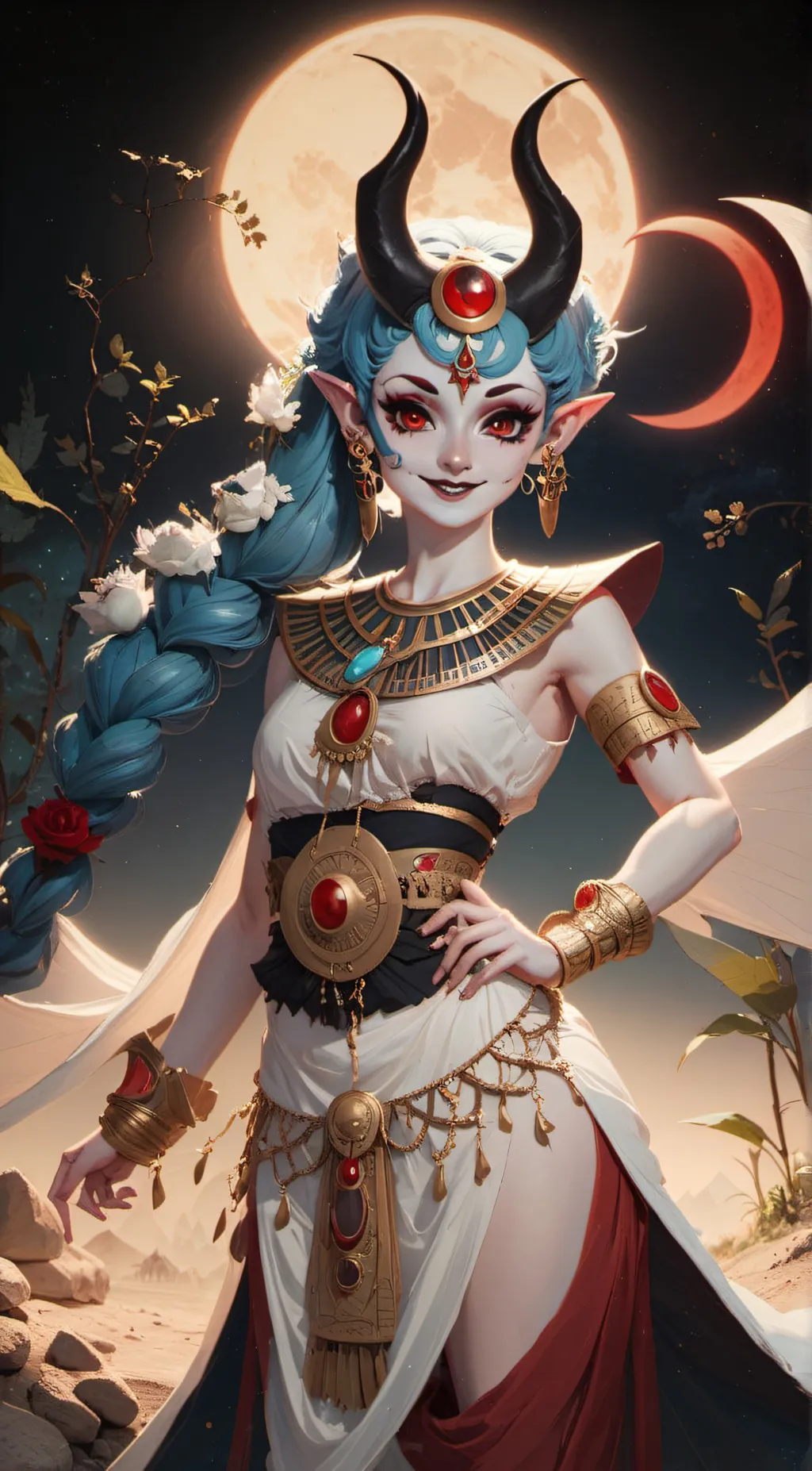 ai character: Bluestone background