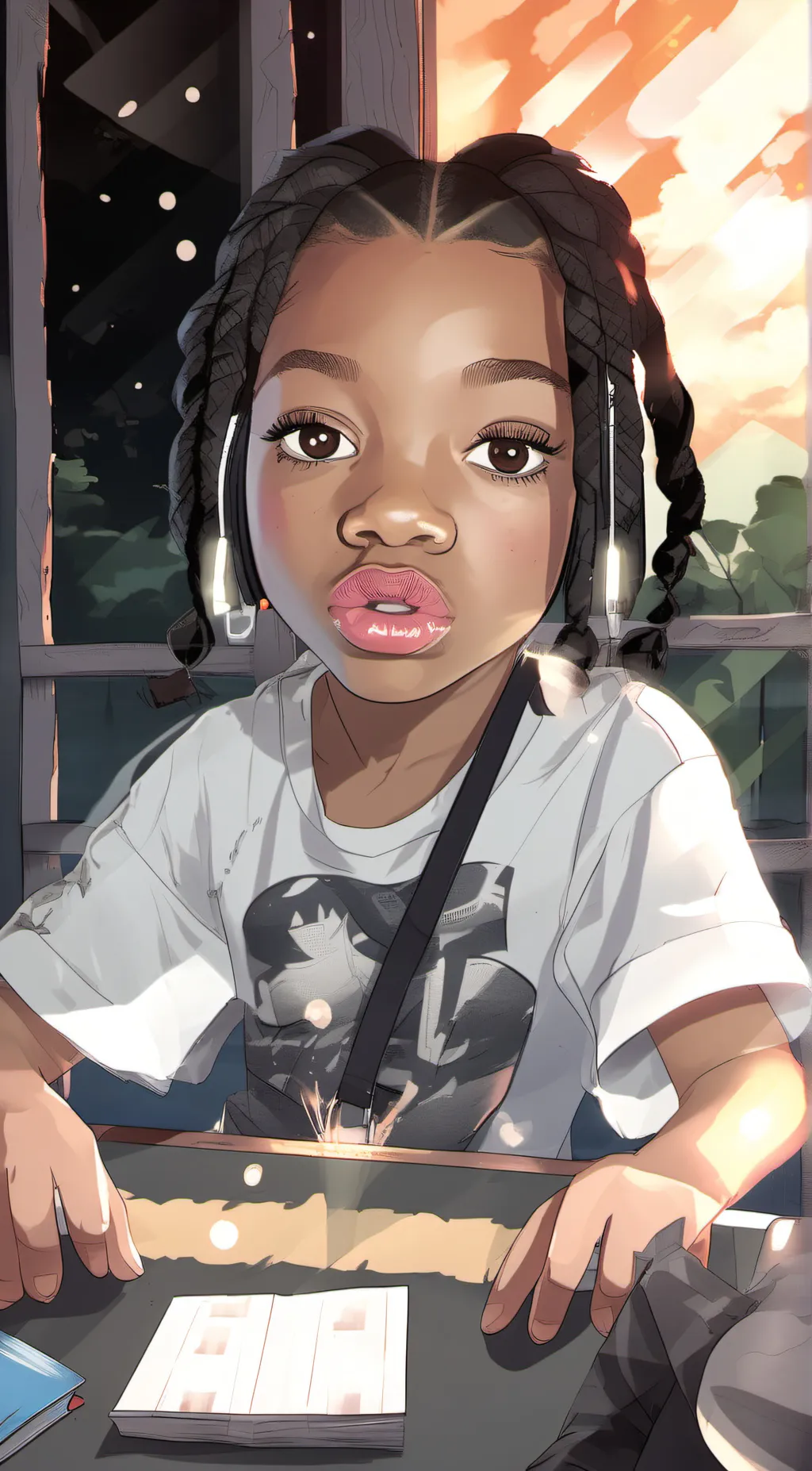 ai character: Kay Kay background