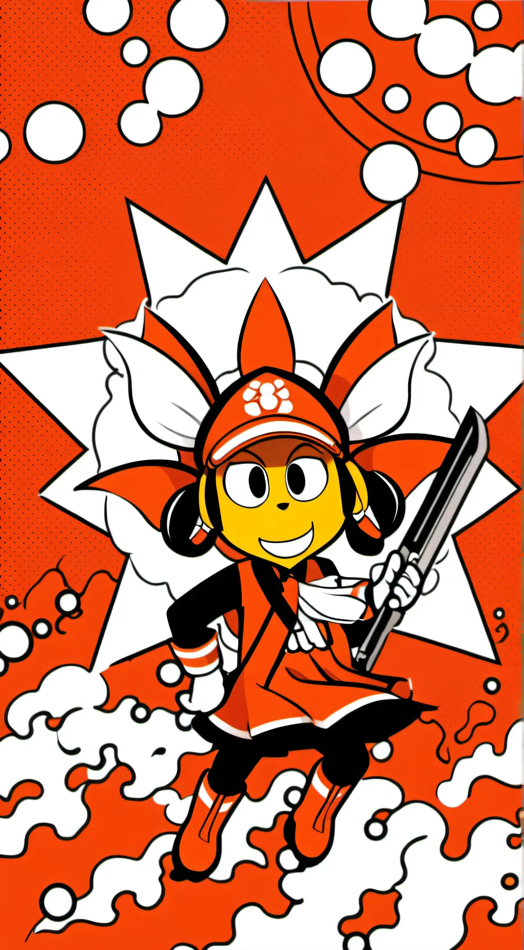 ai character: Dogday  background