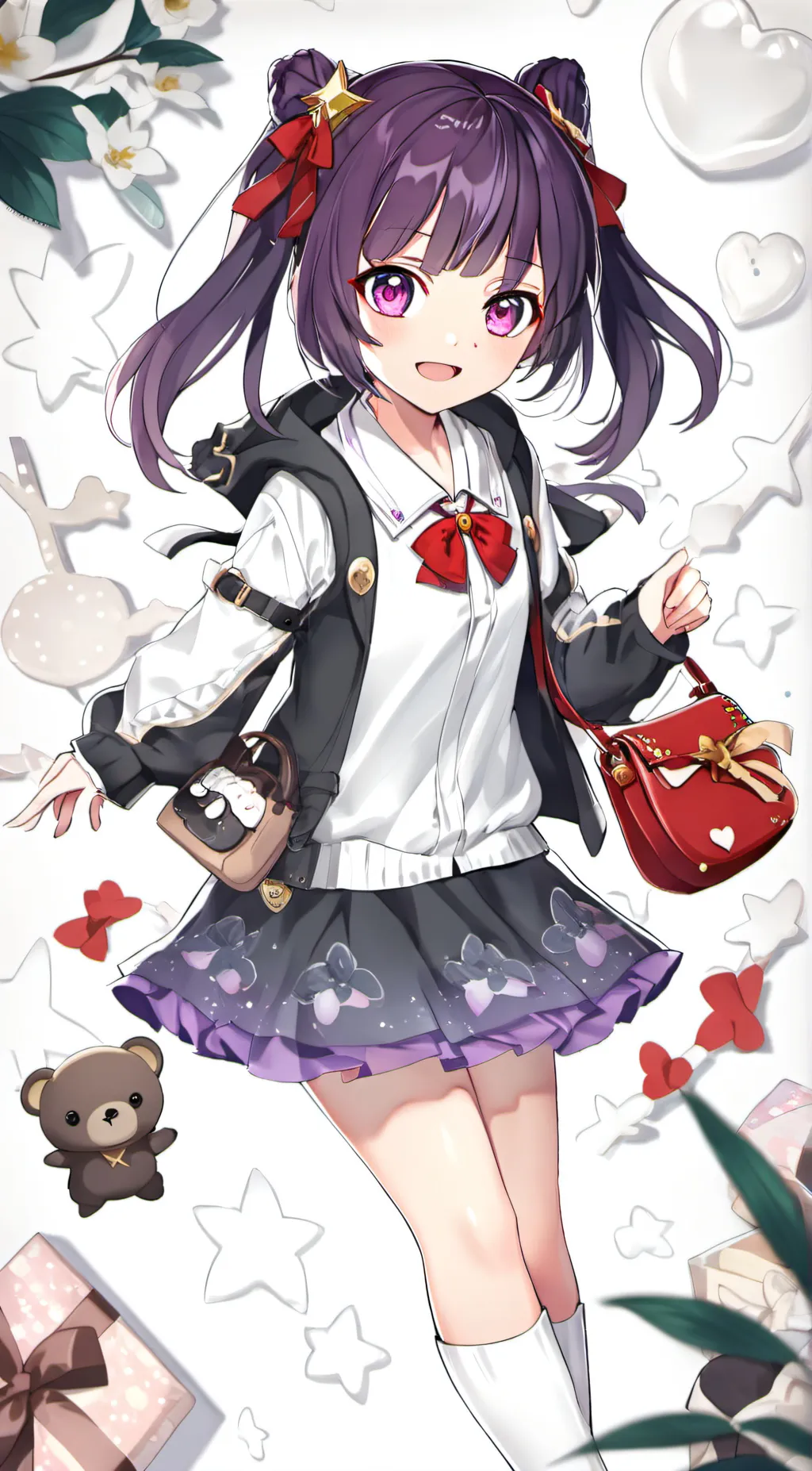 ai character: - Sakura - background