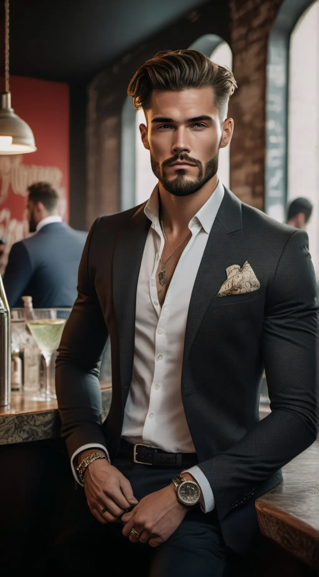 ai character: Ethan  background