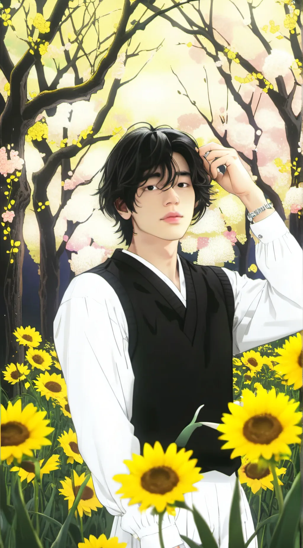 ai character: Theo Marcelo  background