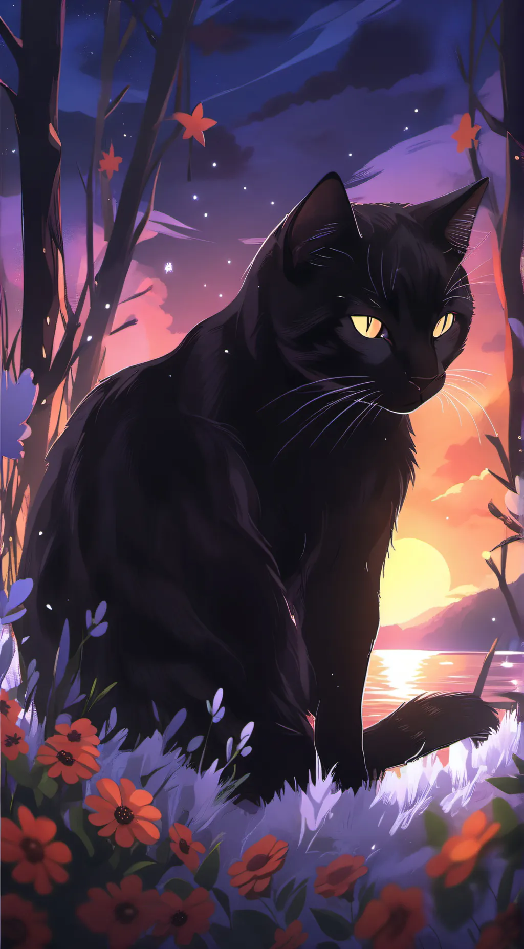 ai character: spooky  background