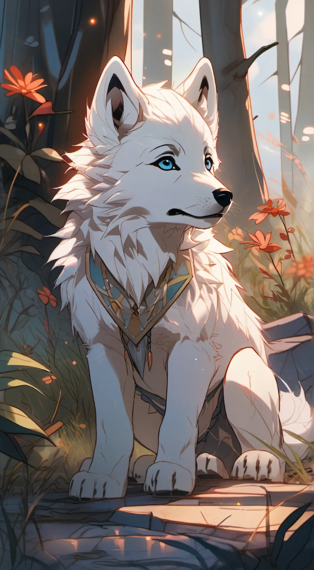 ai character: ghost  background