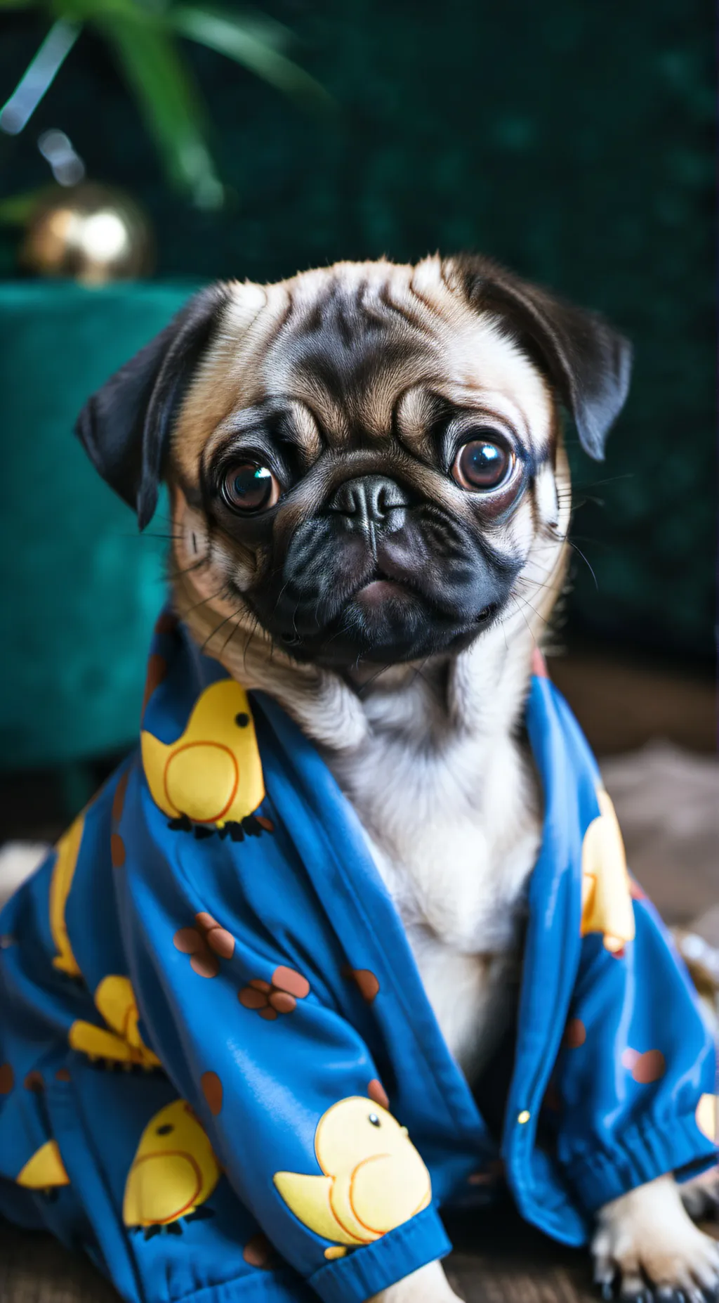 ai character: Lou Lou the pug background