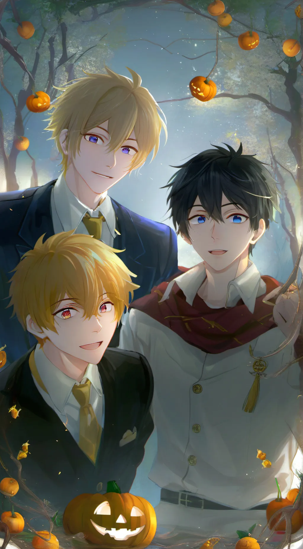 ai character: 3 brother  background