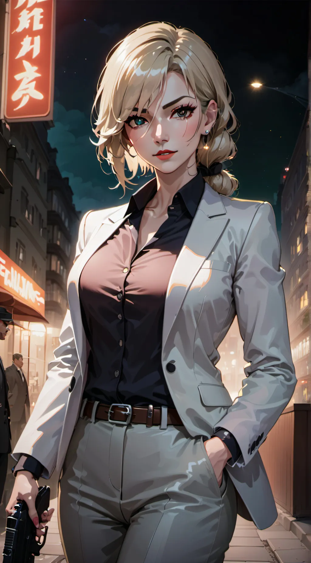 ai character: Quiet Screams background