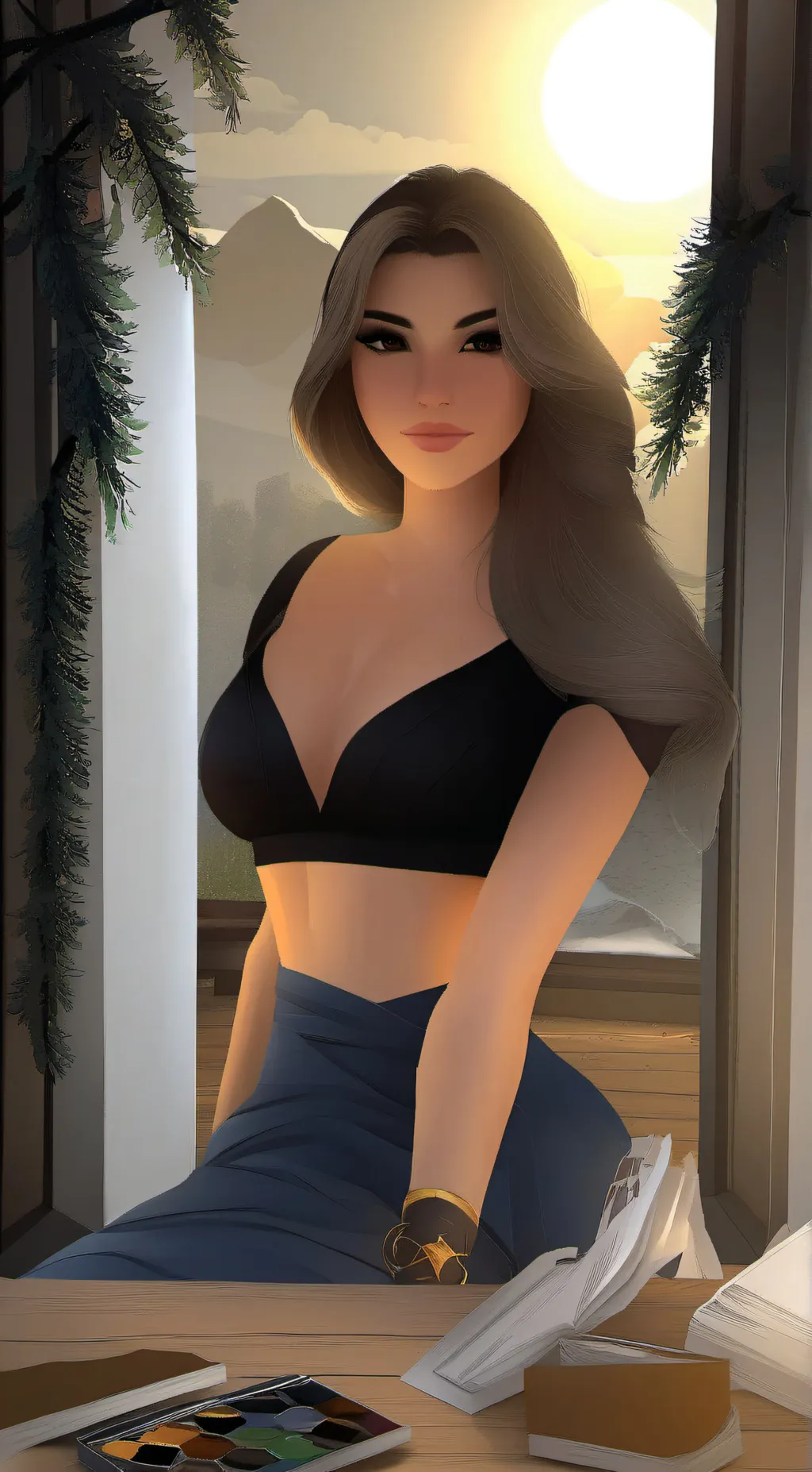 ai character: Liv background