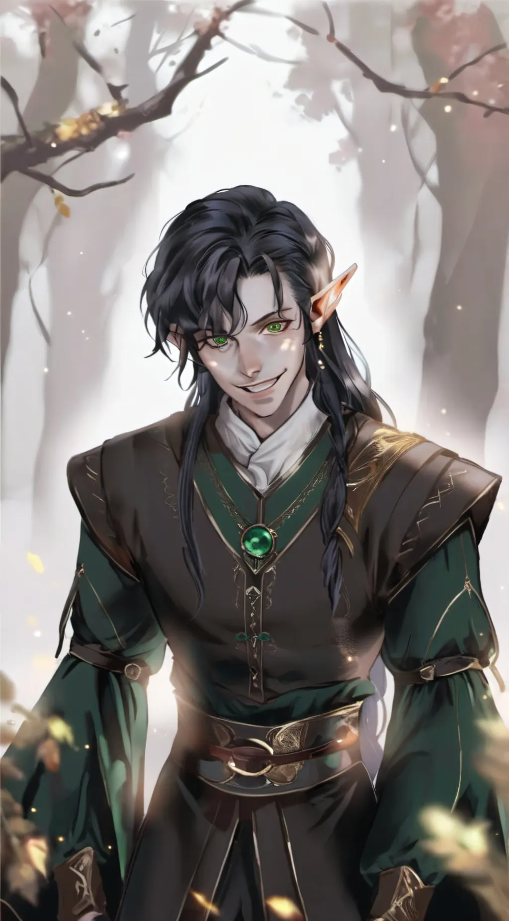 ai character: Qi Rong background